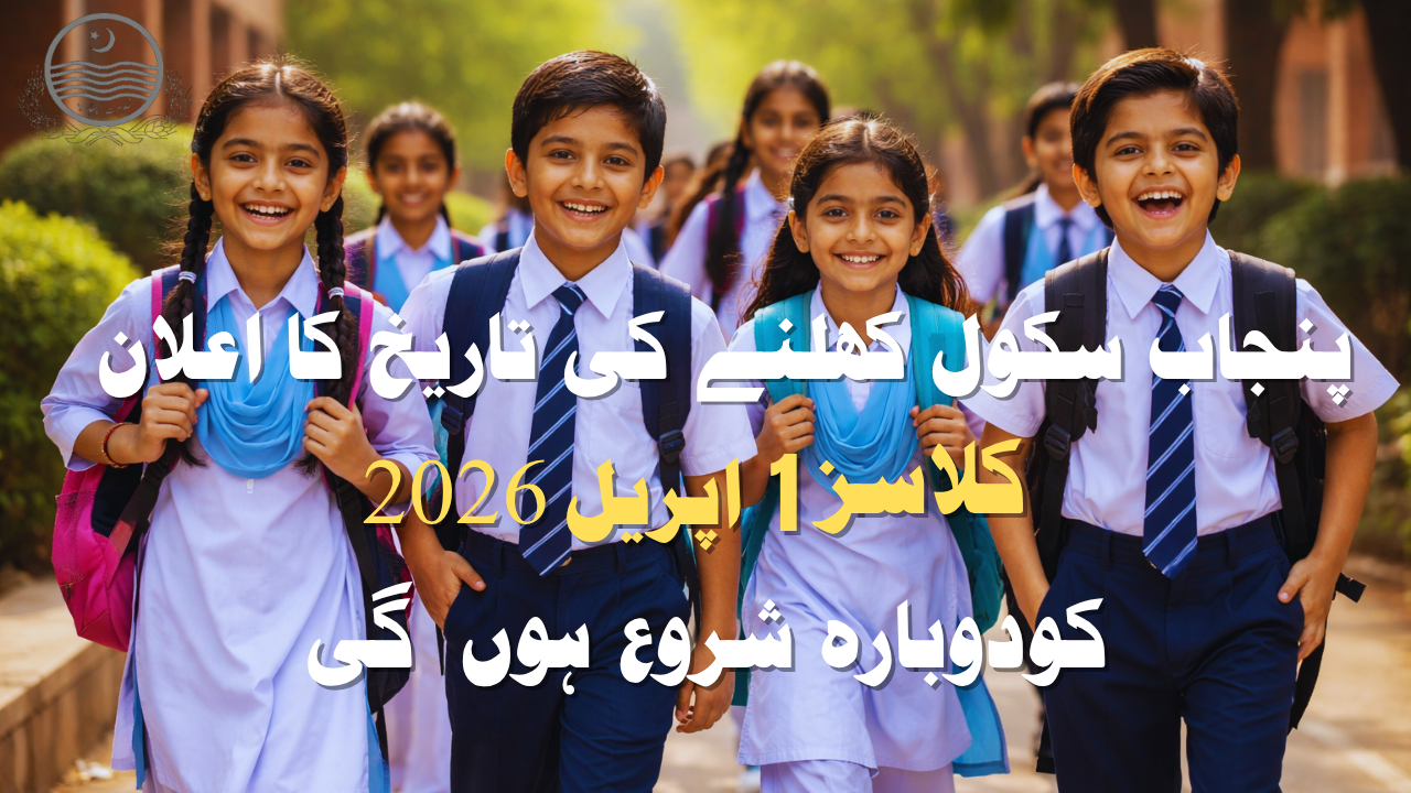 Punjab School Opening Date Announced