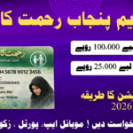 CM Punjab Rehmat Card Registration