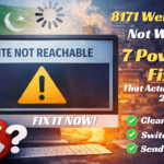 8171 Web Portal Not Working