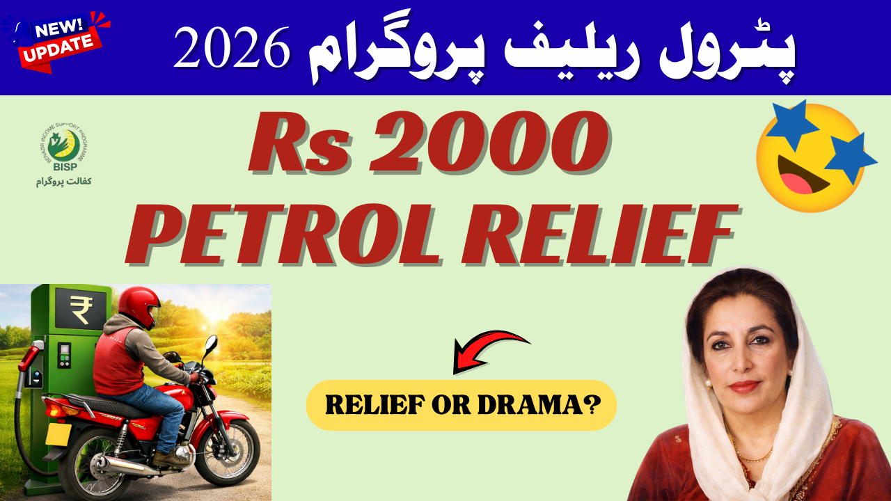 Benazir Petrol Relief 2000 Rupees Confirm