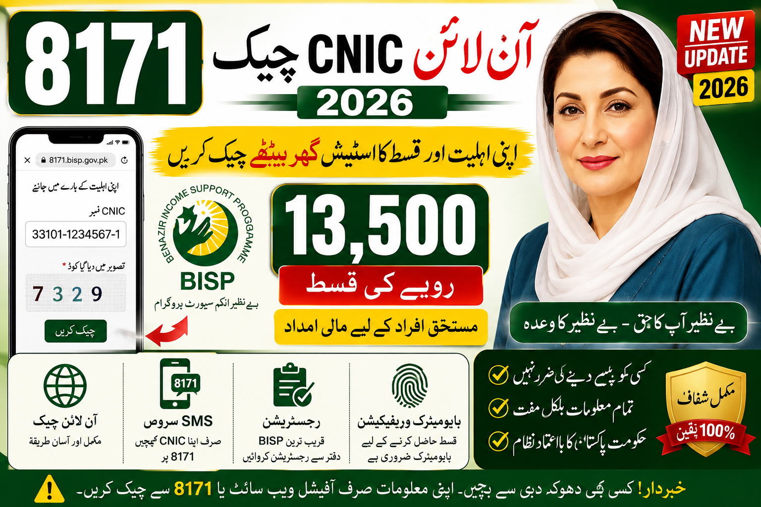 8171 Check Online CNIC 2026 Online Registration