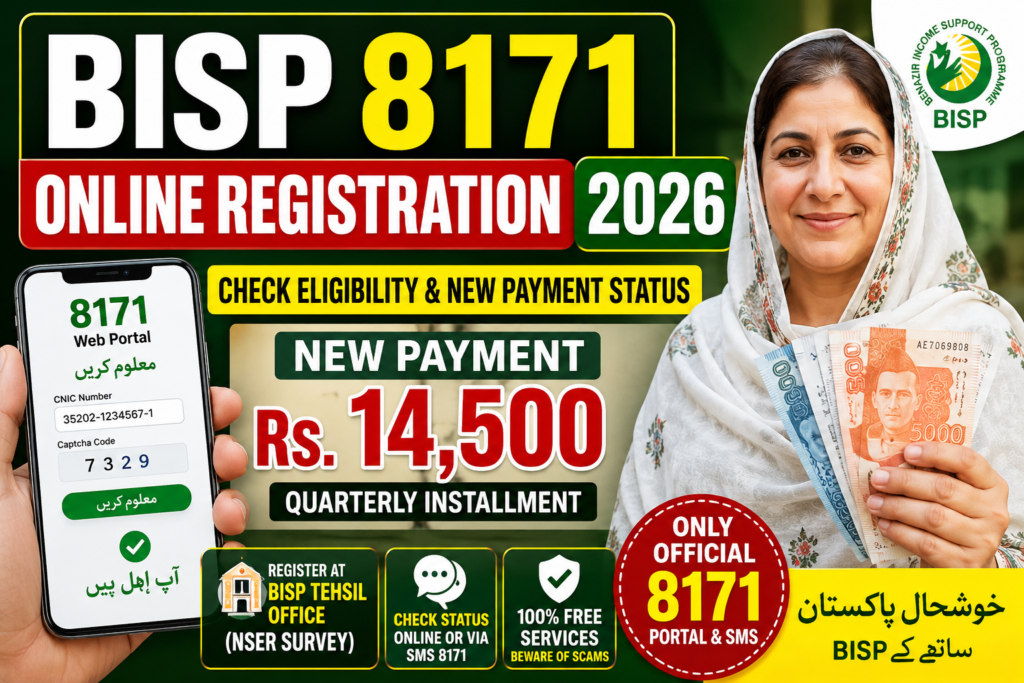 BISP 8171 Online Registration 2026