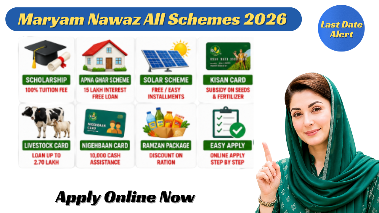 Maryam Nawaz All Schemes 2026
