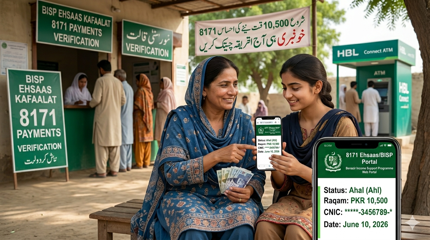 8171 Ehsaas Program Naye Qist 10,500 Shuru