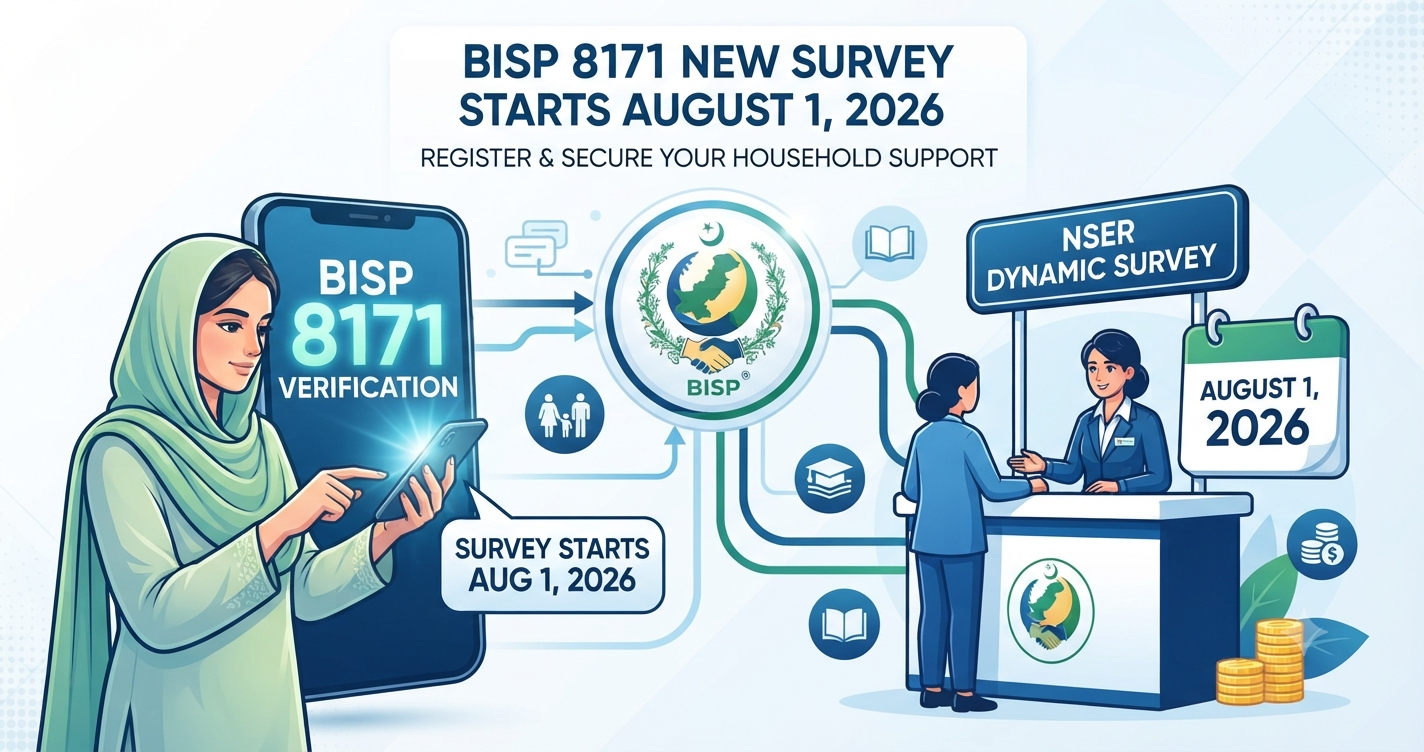 BISP 8171 New Survey Starts from 1st August 2026
