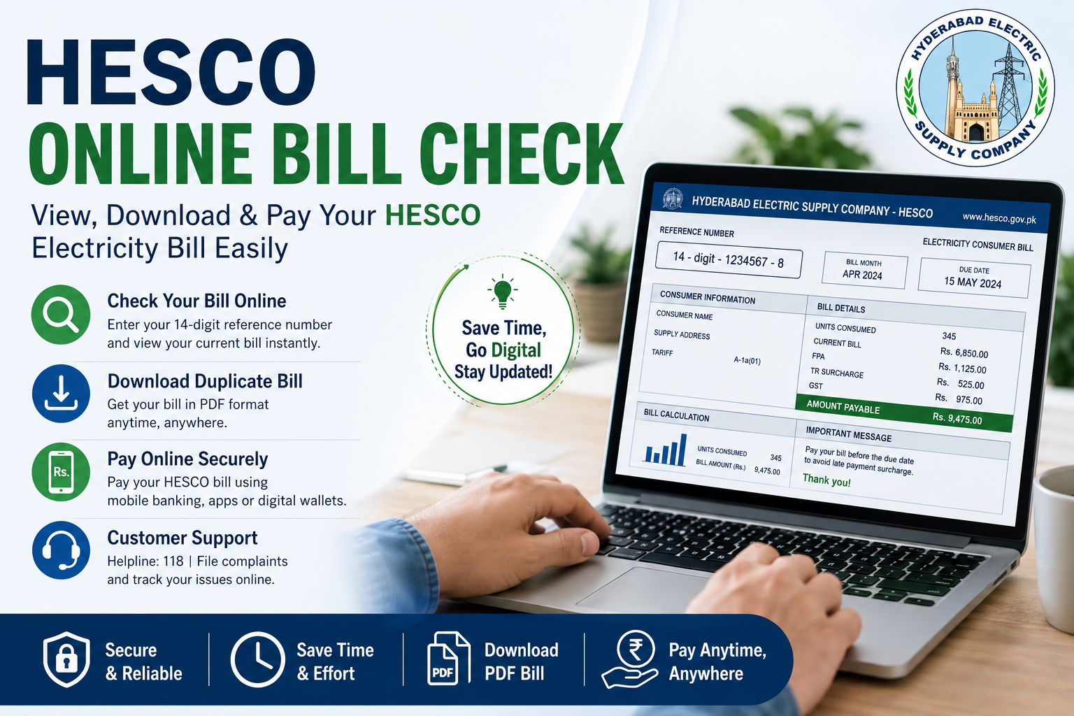 HESCO Online Bill Check
