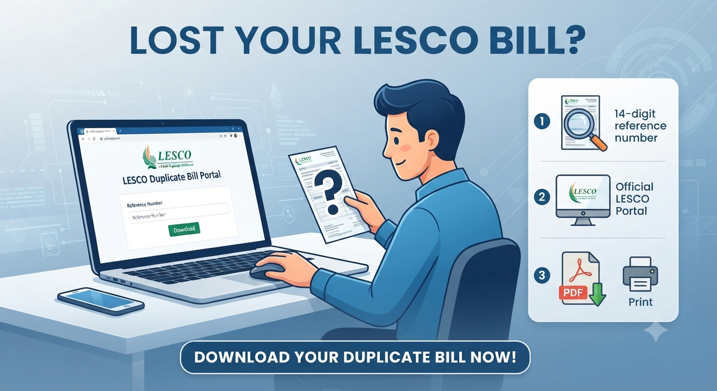 LESCO Duplicate Bill Online