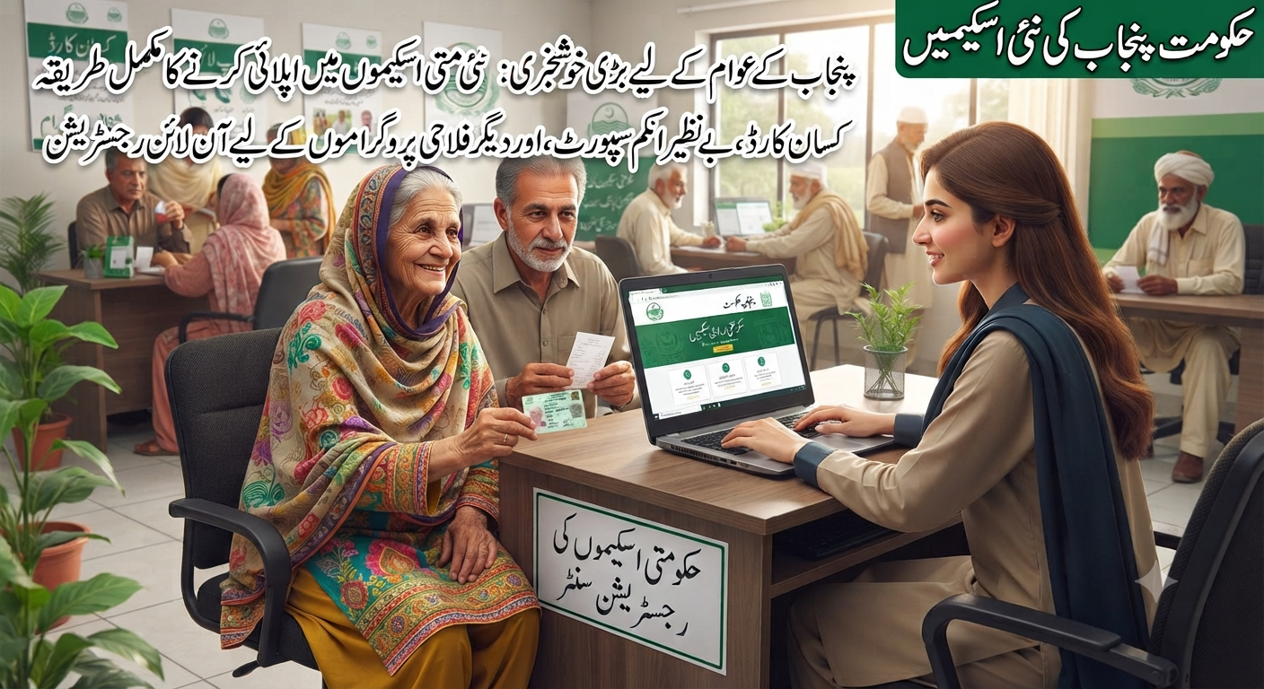نئی حکومتی اسکیموں میں اپلائی کرنے کا طریقہ