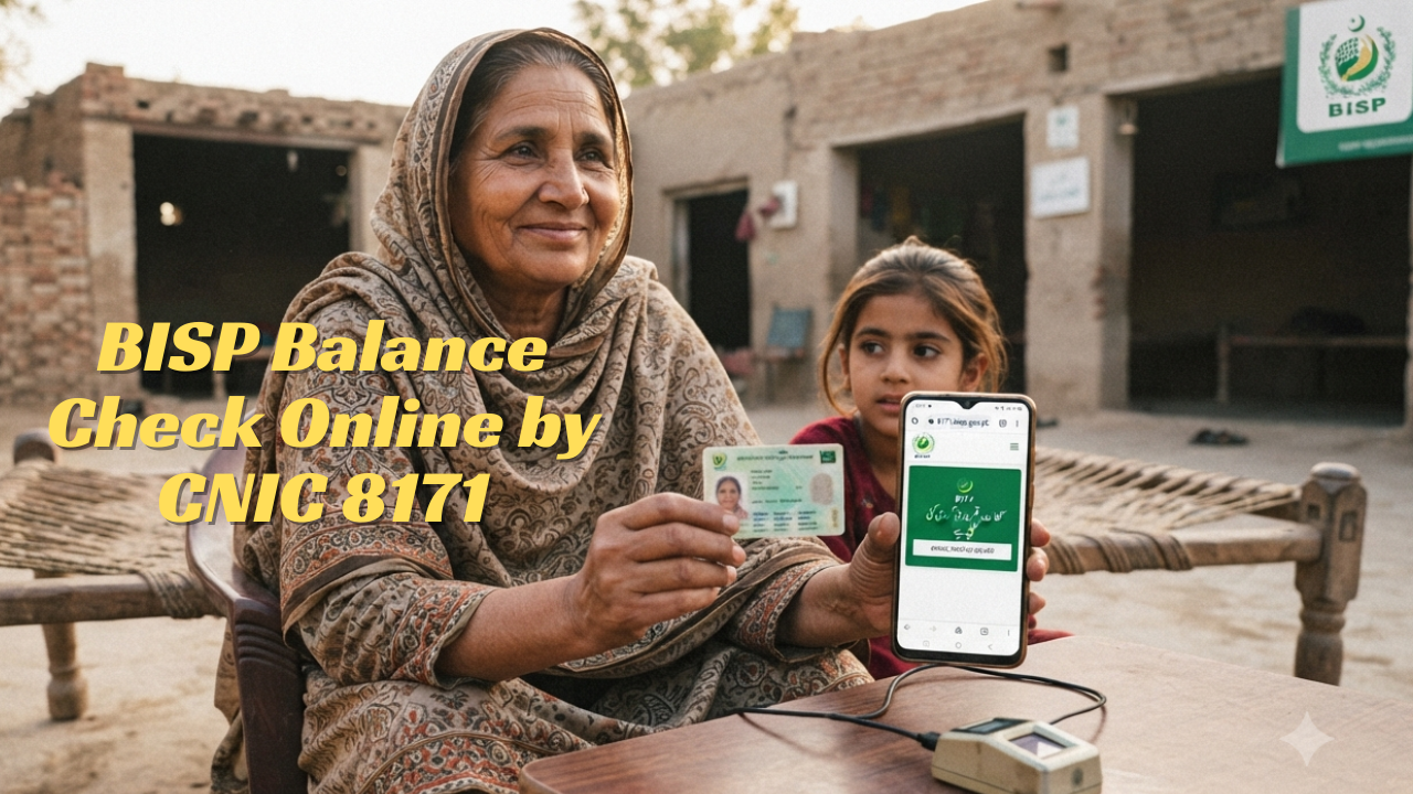 BISP Balance Check Online by CNIC 8171