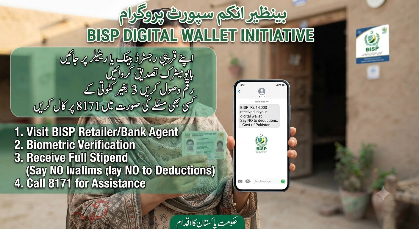 BISP Digital Wallet Payment System August 2026