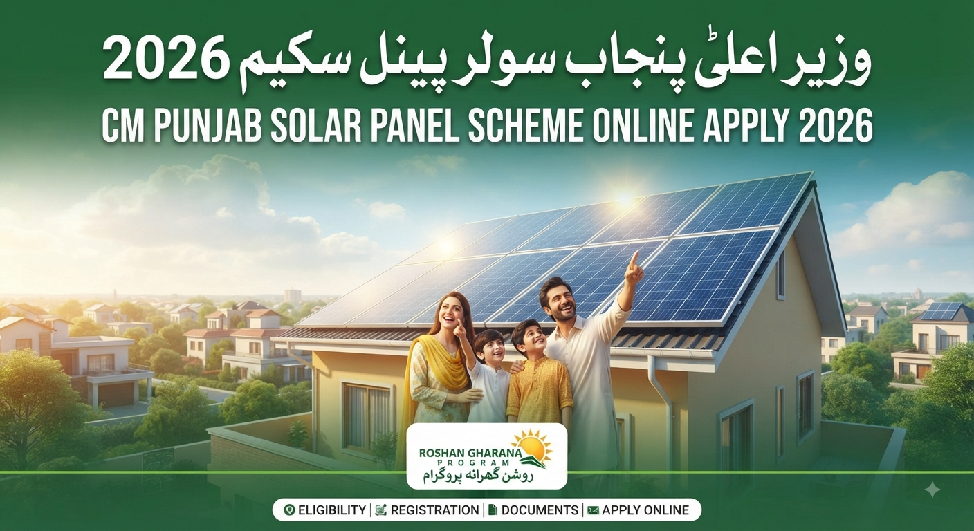CM Punjab Solar Panel Scheme Online Apply 2026