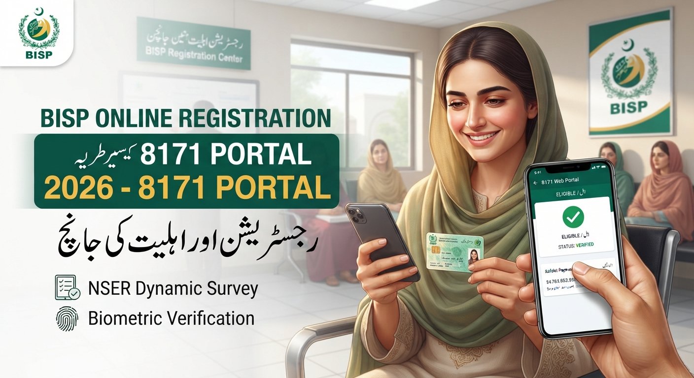 BISP Online Registration 2026 via 8171 Portal