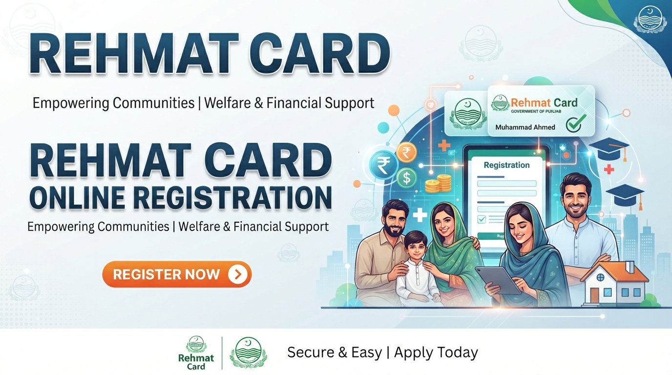 Rehmat Card Online Registration Restarted